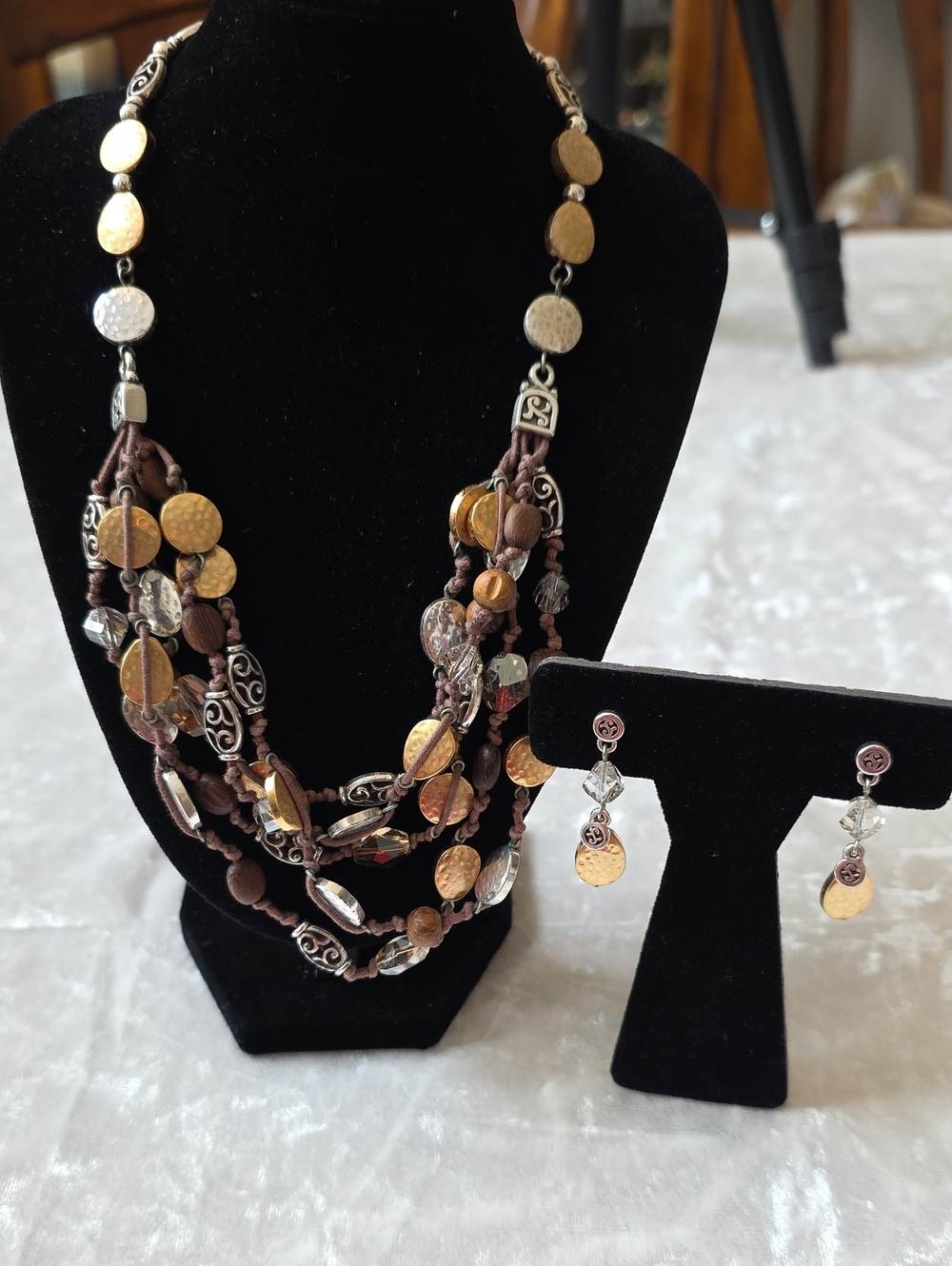 Brighton Retired Riviera Collection Necklace & Earrings